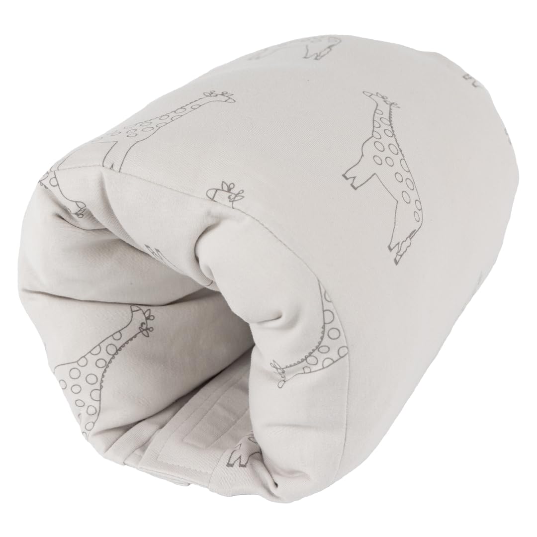 LaLoona Stillhilfe & Reisestillkissen | Kleines Mini Stillkissen für unterwegs, weiche Armauflage zum Stillen & Füttern | Oeko-TEX® Standard 100, Bezug: abnehmbar & waschbar - Beige