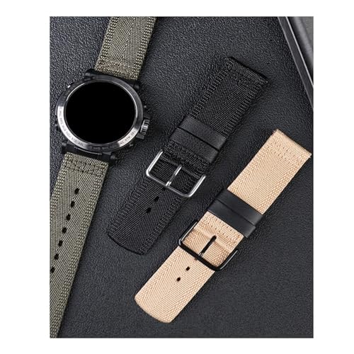 Bracelet montre 24 mm caoutchouc nylon long pour PRG-600YB - 4