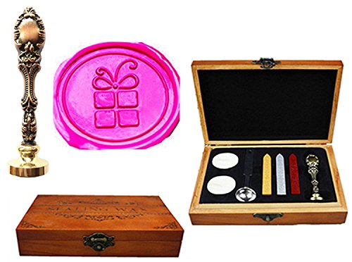 Cuillère et sceau de cire de Noël pour réussir facilement vos invitations