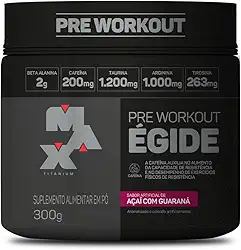Max Titanium Egide Pre-Workout 300G (Açaí Com Guaraná)
