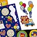 Hallmark Stickers for Kids (Pack of 258 Stickers, 16 Sheets—Mermaids, Rainbows, Hearts, Dogs, Cats, Donuts)