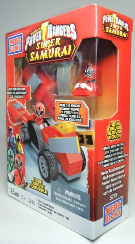 Mega Bloks Power Rangers Samurai Red Pocket Racer #TOP1