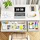 Radikor Schubladeneinsatz Schubladen Organizer -25 Stück Schminktisch Organizer in 4 Größen, Drawer Organizer, Make Up Organizer, Schubladen Ordnungssystem für Schreibtisch, Büro, Küchen, Bad