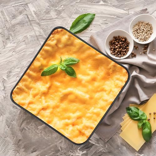 E-far 8x8 Baking Pan, Nonstick Square Cake Pan with Stainless Steel Core - image 6