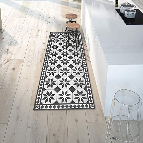Crearreda Kitchen Mat Non-Slip And Washable Vinyl Kitchen Runner 100% Made In Italy Vinyl Kitchen Rug Kitchen Mats For Floor #TOP1