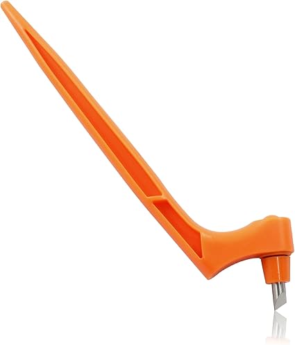 Craft Cutting Tools Pen, Craft Cutting Knives with 3 different 360 Degree Rotating Blades Stainless Steel Cutter Pen for Stencils Scrapbooks DIY Crafts (Orange)