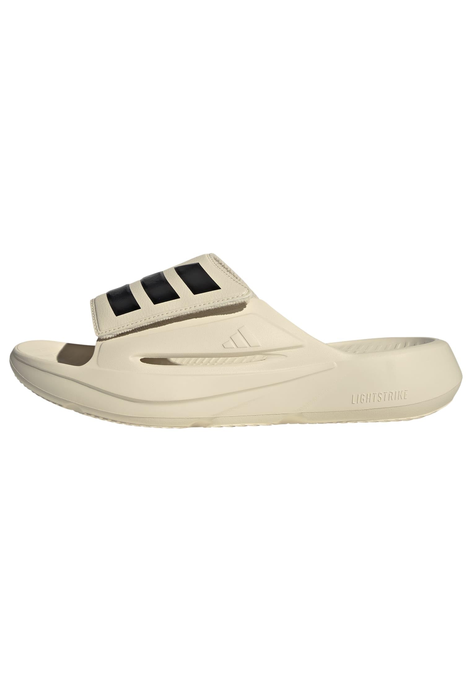 adidas Unisex LIGHTBLAZE SLIDES, wonder white/core black/wonder white, 8 UK