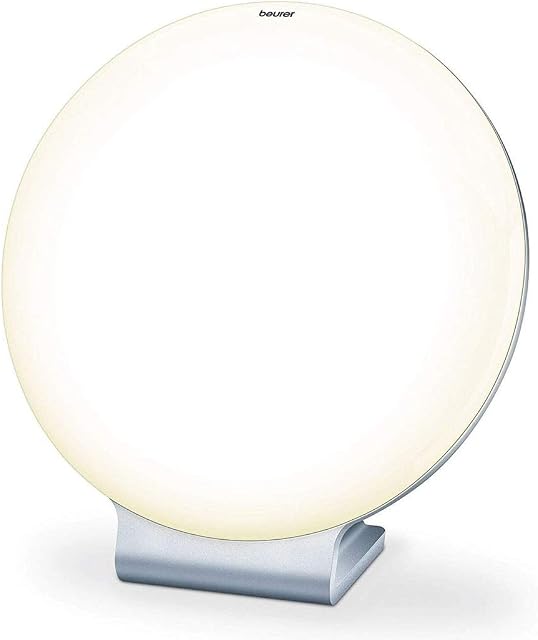 Beurer TL50UK Compact LED SAD Lamp - Helps Combat Seasonal Affective Disorder - Delivers 10,000 Lux Of Light - Slim And Stylish Design - UV-Free LED Light Therapy - Certified Medical Device