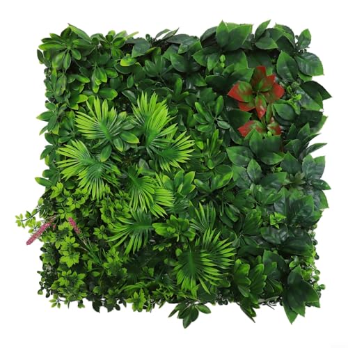 Tapis de gazon artificiel vert 50x50 cm plaque synthétique résistante extérieur - 3