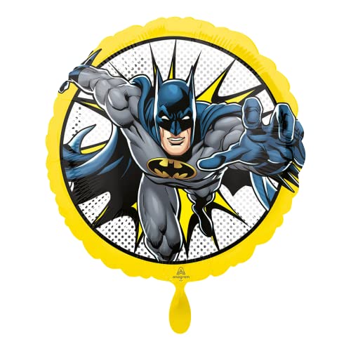 Amscan Party Generico 4071401 Palloncino Batman Comics, in alluminio, 43 cm, multicolore