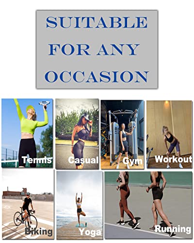 H Hiamigos Women's High Waist Leggings With Phone Pocket Ripped Style Yoga Pants Tummy Control Workout Fitness Running Skinny Trousers Xl Navy Blue #TOP6