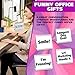 Moodycards - Funny Office Gifts - Over 30 Different Mood and Practical Flip-Over Messages - Includes Erasable Pen and Blank Boards to Write Your own.