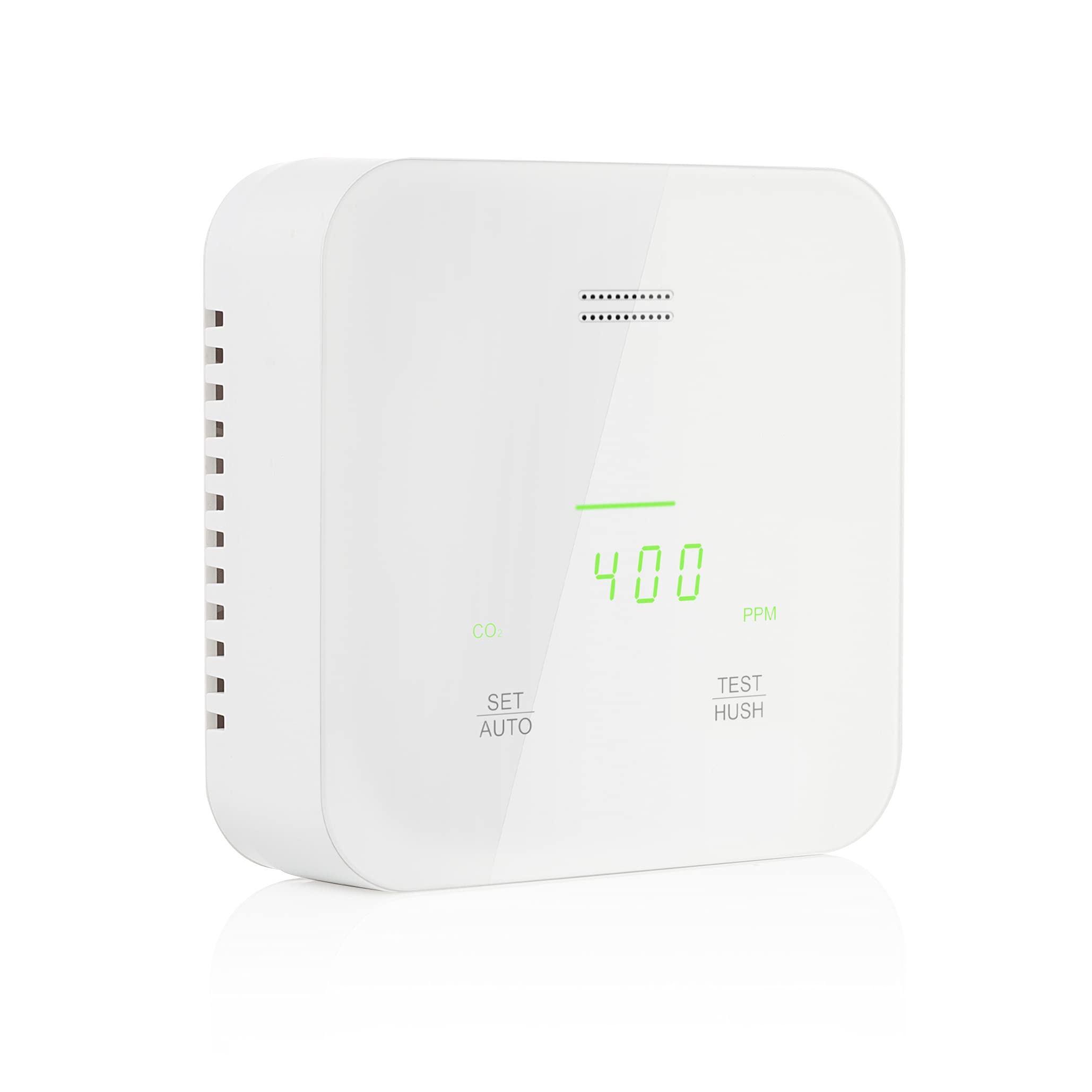 Smartwares 3-in-1 Innenraum-Luftqualitätsprüfer – CO₂, Temperatur & Luftfeuchtigkeit – Tragbares Messgerät – Für Zuhause, Büro & Schule – FGA-13900