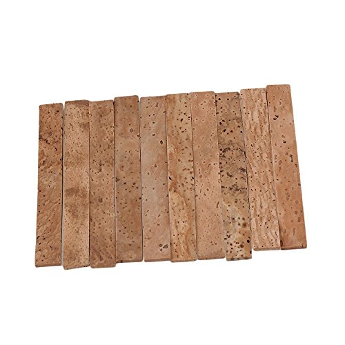 Clarinet Joint Corks Clarinet Neck Joint Cork Sheet Instrument Repair Saxophone Cork Sheets Replacement Kit 10PCS/Set