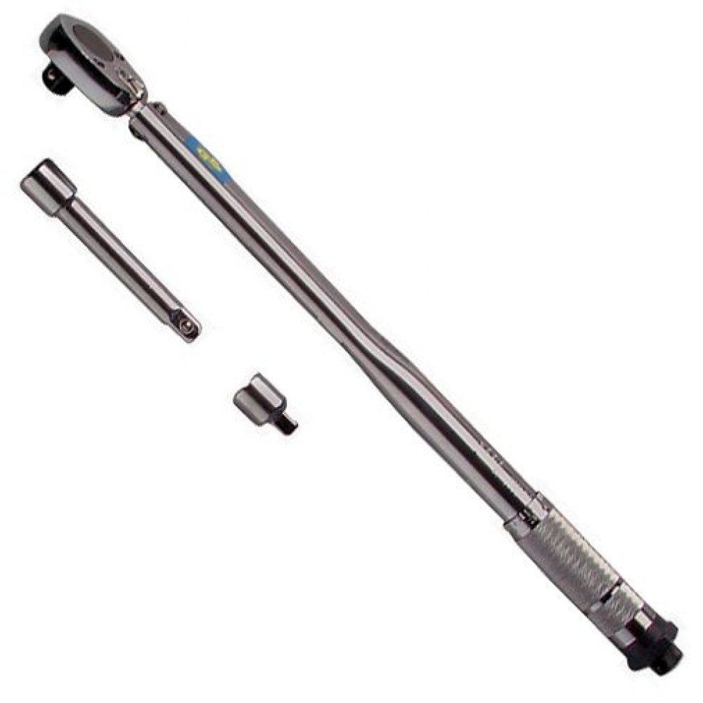 Clé dynamométrique 1/2 automatique réversible robuste en acier avec rallonges