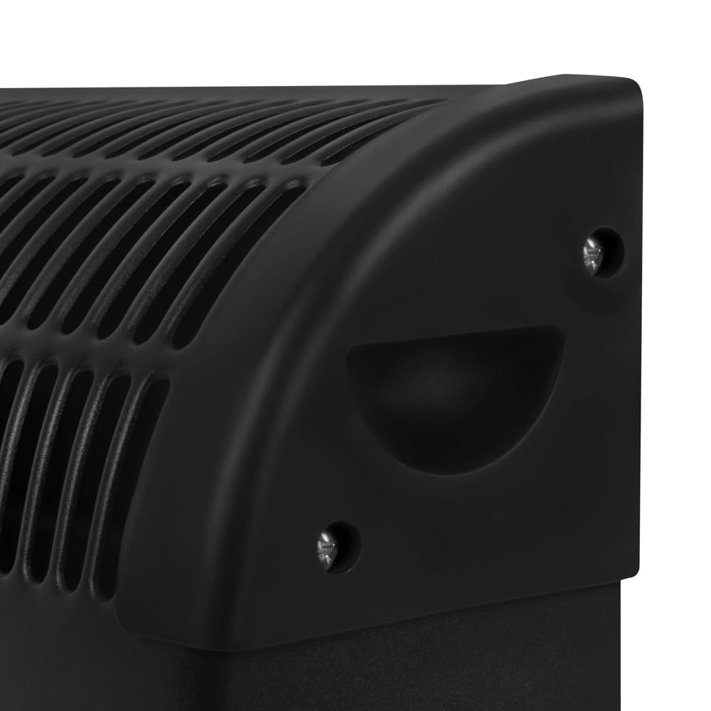 VONROC Riscaldatore elettrico | Stufa elettrica | Termoconvettore 2000W | Con 3 impostazioni e funzione turbo Nero