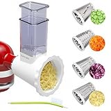 Accesorios actualizados para rebanadora/trituradora para batidoras KitchenAid, accesorio de rallador de queso para KitchenAid