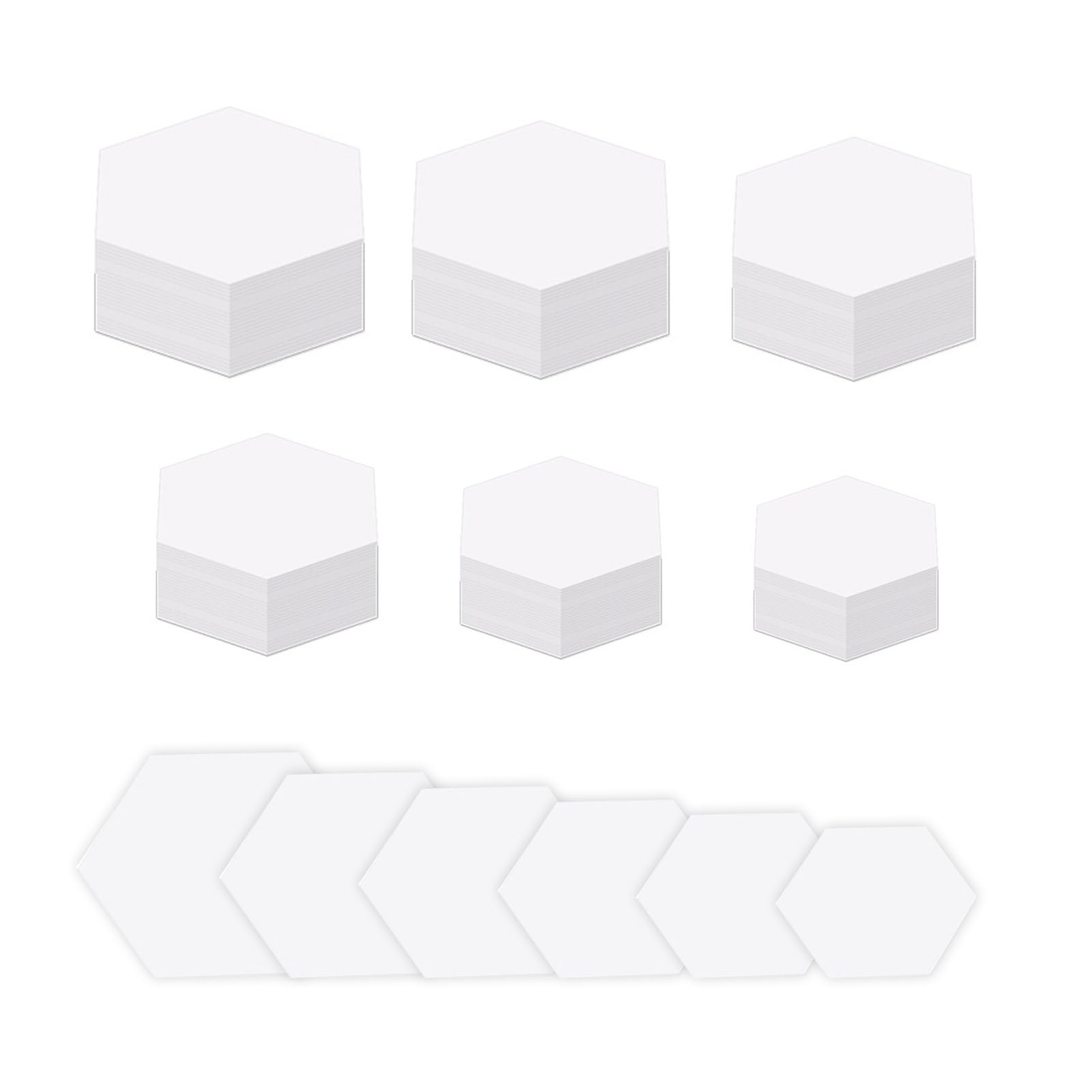 Modèles hexagonaux papier patchwork couture matelassage gabarit rigide loisir créatif
