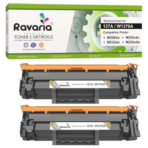 Image of 137A / W1370A Compatible Toner Cartridge for HP Laser Printer M208dw M233dw M233sdn M233sdw (137A / W1370A Toner Pack of 2)