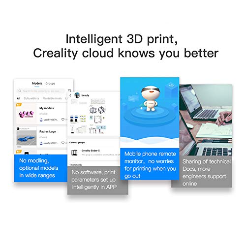 Btuty Creality WiFi Box Assistente inteligente original para impressora 3D Cloud Slice/Cloud Print/M