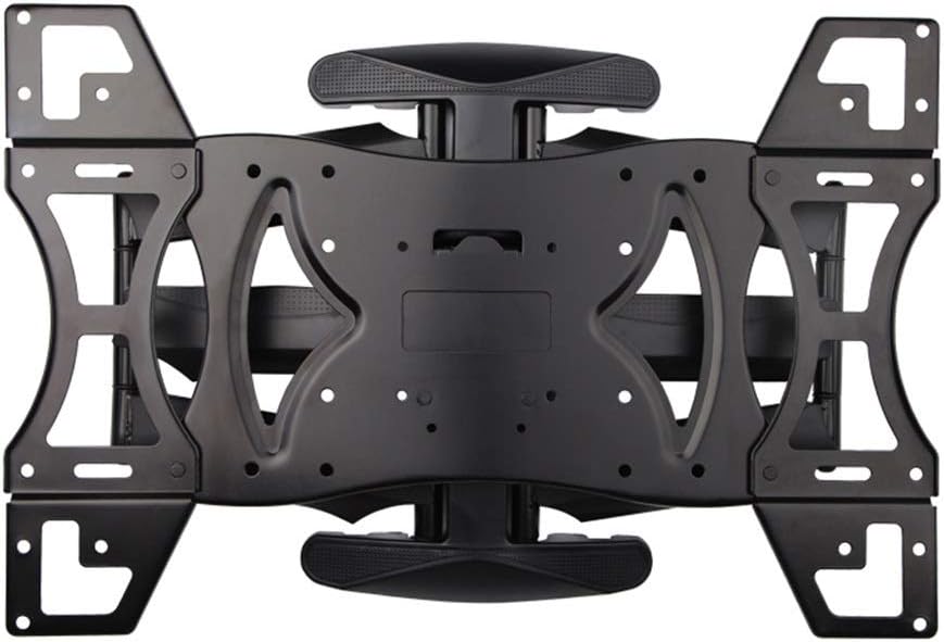 32-70 Inch Retractable Arm Full Motion Tv Wall Mount with Plastic Cover Tilt Swivel Screen Bracket Stand Plasma Holder