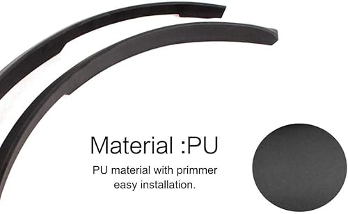 Miniatura 5 de Labios de pozo de rueda para Audi Q7 RSQ7 V12 Sline 2006-2015 PU para arco de rueda, guardabarros, moldura para cejas, protección (negro mate)