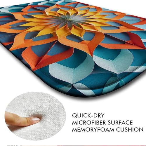 Tapis de bain mousse à mémoire absorbant pour éviter les sols mouillés L - 4