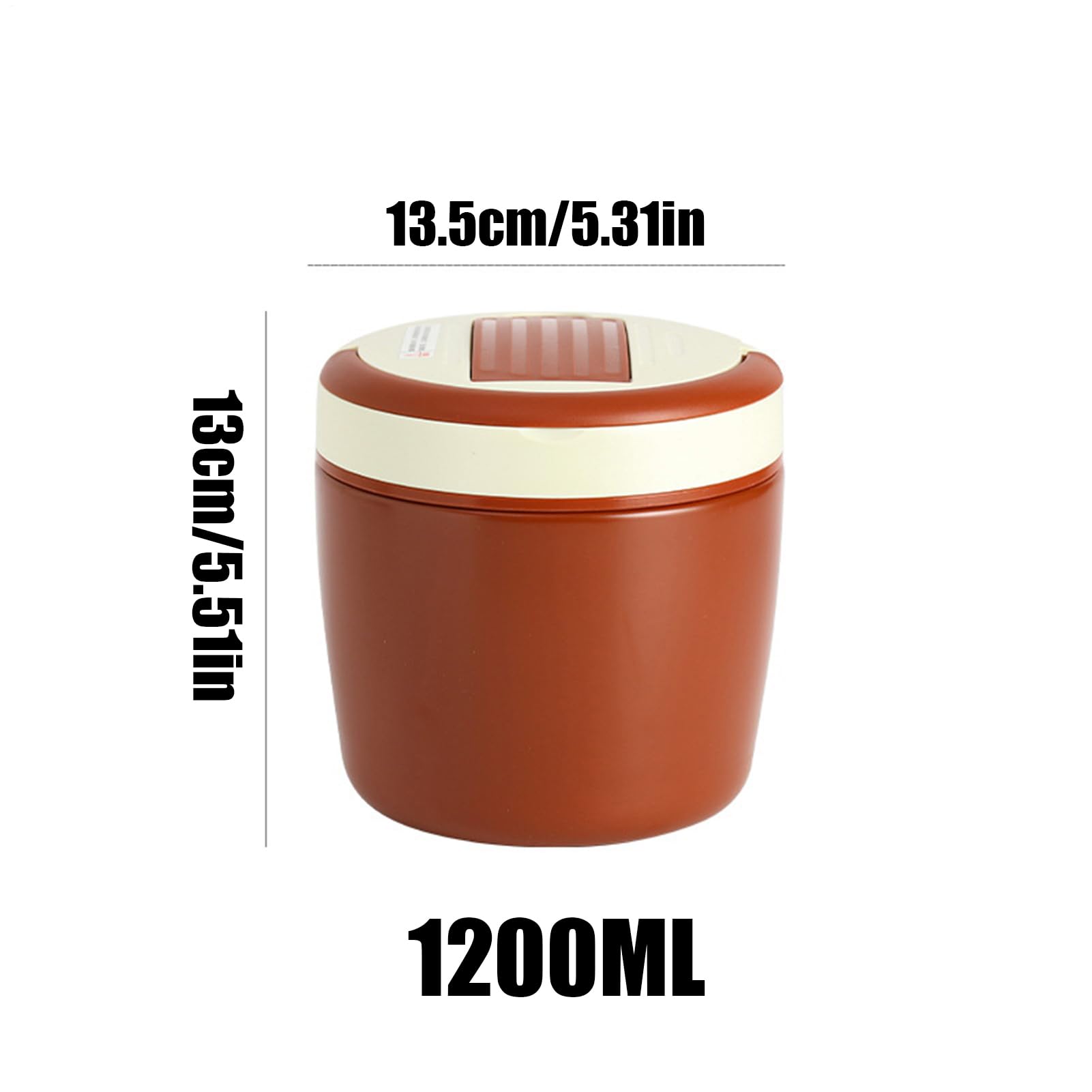 Termoizolacyjny Lunchbox 1,2 L Próżniowy Stal Nierdzewna Szeroki Otwór | Termiczne Pojemniki Obiadowe Na Piknik, Sport, Plażę, Outdoor, Camping, Wędrówki, Wspinaczkę, Podróże, Wakacje, Biuro,