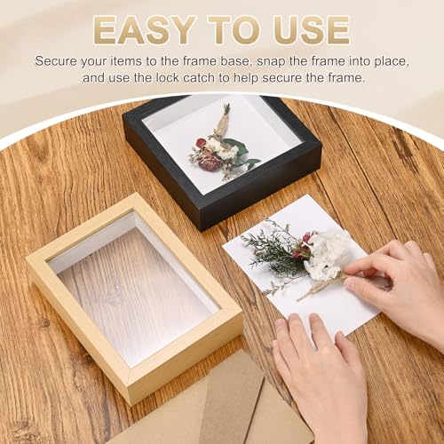 Cadre pour objets commémoratifs DIY M METERXITY 13x13 avec dos feutre blanc