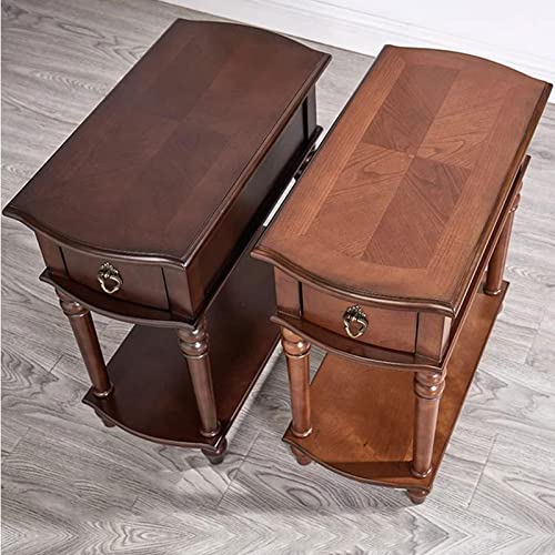 Table basse rectangulaire rétro compacte pour ranger les petits salons