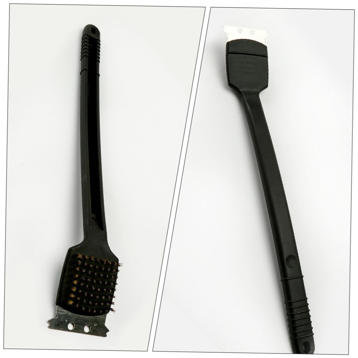 WOFASHPURET 2pcs Birdcage Cleaning Wire Brush Tool Long Handle Metal Brush for Bird Droppings