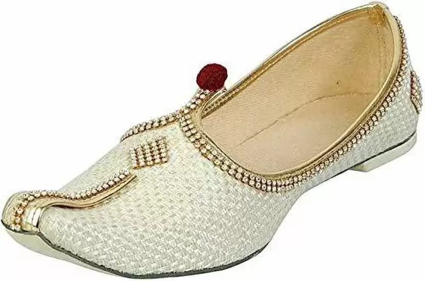 Men's Handmade Synthetic Wedding Juttis