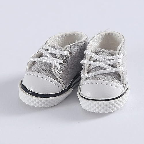 BJD - Zapatos de muñeca casuales para OB11, GSC, Molly, Holala, 112bjd, zapatos, accesorios de juguete para muñecas (gris)