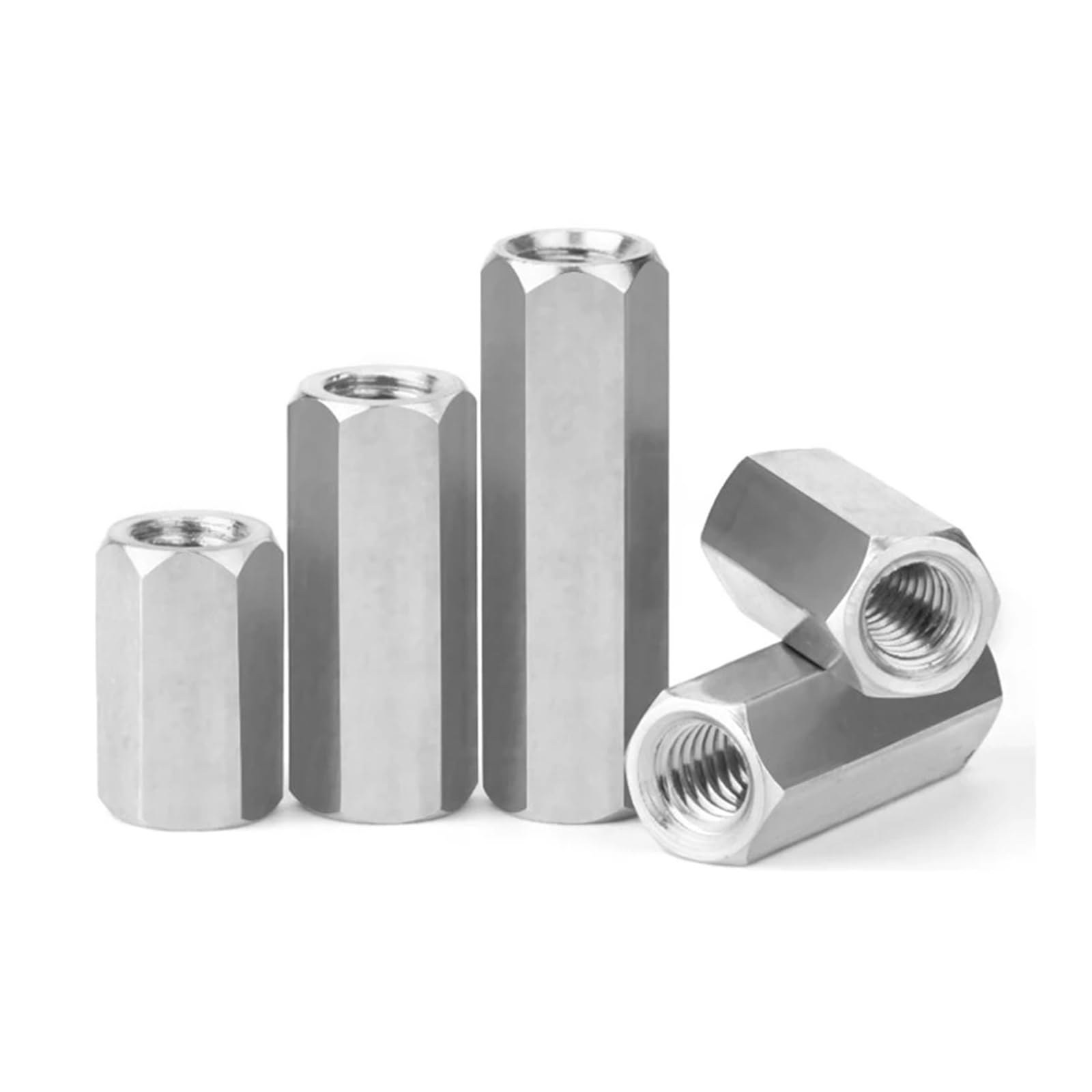 5 stücke M4 304 Edelstahl Hex Standoff Spacer Lange Stange Kupplung Hex Mutter Bolzen(50mm)