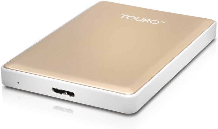 HGST Touro S 1TB 7200RPM High-Performance Portable Drive, Gold (0S03753)