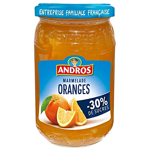ANDROS ALLEGE - Allegée Marmelade D'Orange 350G - le Lot De 4