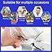 2 Piezas Claro Seguridad Lentes Personal Protector Equipo Transparente Gafas Protección UV...