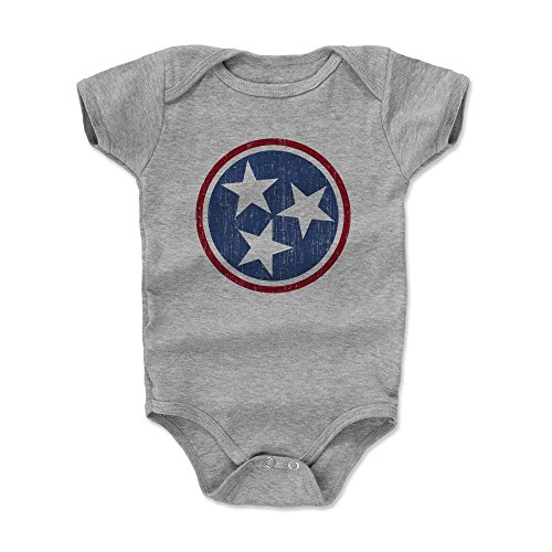 Image of 500 LEVEL Tennessee Themed Baby Infant One Piece Bodysuit (3-6, 6-12, 12-18, 18-24 Months) - Tennessee Flag