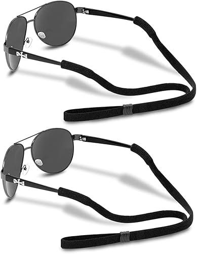 Correa de gafas (2 piezas) Correa de gafas deportivas Retenedor ajustable de gafas de sol para hombres mujeres