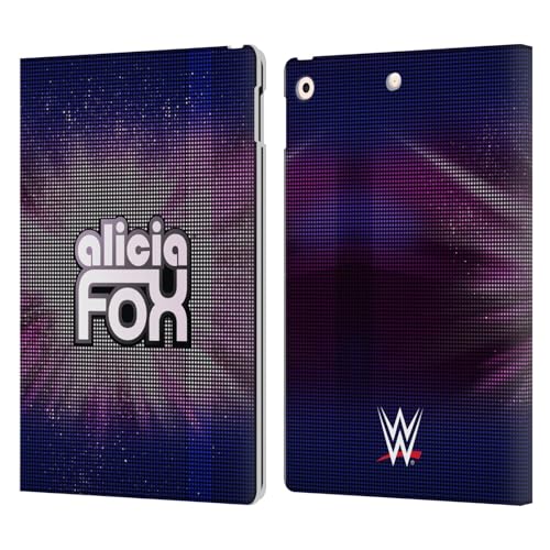 Étui en cuir WWE Alicia Fox iPad 10.2 finitions soignées logotype LED