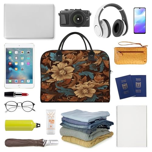 Set de Bolsa Floral Ornamental con Cremallera y Correa Ajustable miniatura 5