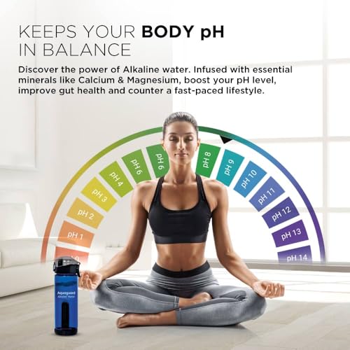 Image of Aquaguard Alkaline Water Bottle | Enhances pH & Boosts Hydration | 640 ml Capacity | Portable & Reusable | Adds Essential Minerals | Suitable for Daily Use | 1-Year Cartridge Life | BPA-Free