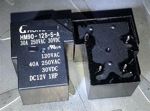 Relé 4 pines HM90-12S-SA T90-1A-4P-12V-40A para control de automoción