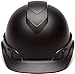 Pyramex Ridgeline Cap Style Hard Hat 4 Point Ratchet Matte Black Graphite Pattern