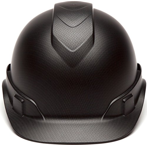 Pyramex Ridgeline Cap Style Hard Hat 4 Point Ratchet Matte Black Graphite Pattern by Pyramex - Image 3