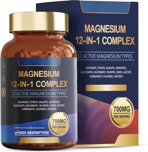 Complejo de magnesio para apoyo muscular y cardíaco con óptima absorción vegetal