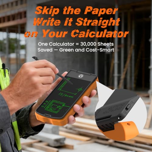 Image of ROATEE Construction Calculator Protective Case and Notepad