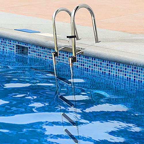 Escalera plegable 4 pasos para piscina y barco miniatura 1