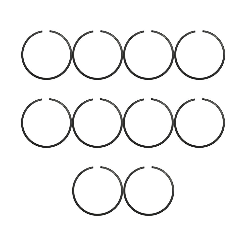 Segment de piston 41mm x 1.5mm pour tronçonneuse 350 à 420 | Lot de 10 pièces de rechange jardin