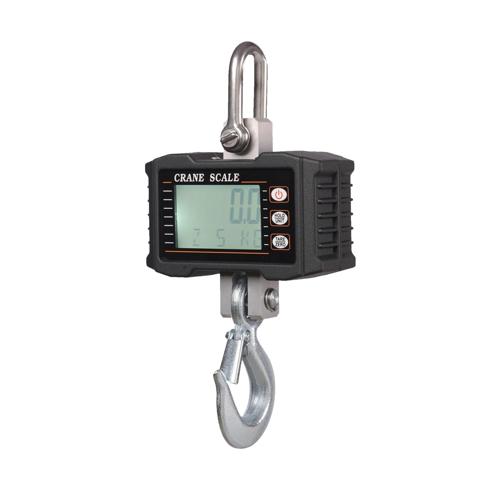 Báscula Colgante Digital De 1000 Kg/2204 Lb Báscula De Grúa Portátil De Alta Resistencia Con Retroiluminación LCD Báscula De Gancho Industrial(Black)